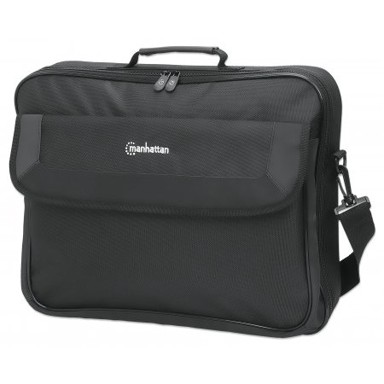 MANHATTAN Torba za laptop Cambridge Clamshell, 17.3", crna